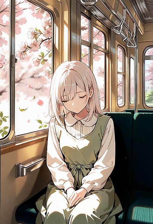 桃花无意伴寒春