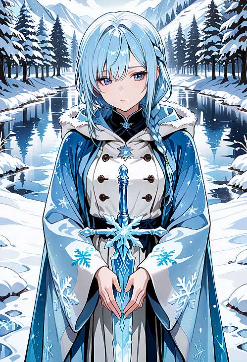 暮雪飞霜轻似梦