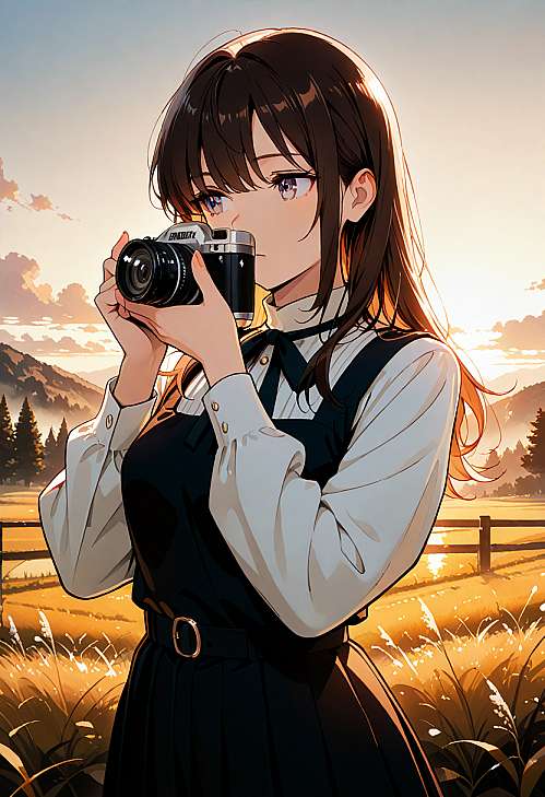 她捧起镜花水月一刹那湮灭